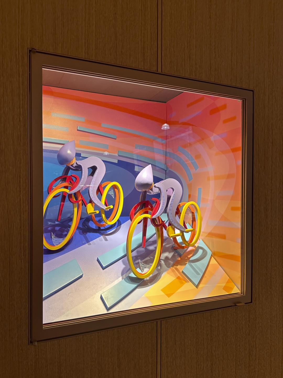 Realizzazione VG Installazioni per Hermès: allestimento vetrina boutique a Milano (Italia).